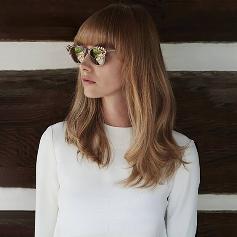 Fashion Luxury Rhinestone Cat Eye Sunglasses Women Brand Designer Mirror Lens Eyewear Men Sun Glasses Shades UV400 Oculos - V.I.P Digital Presence