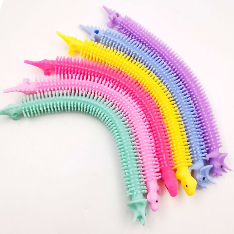 Cartoon unicorn cute pet animal lala music bracelet tpr soft rubber vent decompression noodle decompression toy - V.I.P Digital Presence