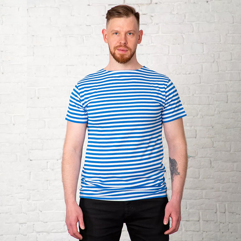 Russian Paratrooper Short-Sleeved Breton Shirt (Unisex) – Quick-Dry, Breathable, Sweat-Wicking - V.I.P Digital Presence