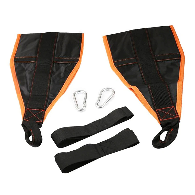 2 Pcs Abdominal Muscle Cantilever Training Belt Support Hanging Belt Suspension Pull Up Leg Fitness Tool For Men Household Nylon - V.I.P Digital Presence