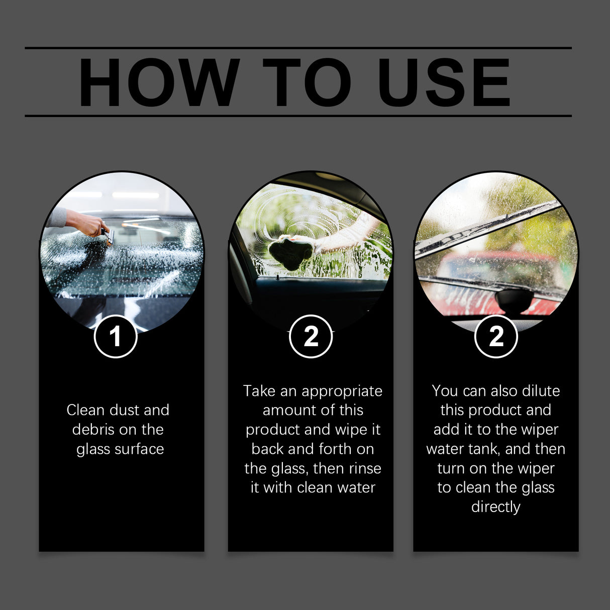 glass oil film remover, clear vision without trace use easy to remove stubborn oil film cleaner - V.I.P Digital Presence