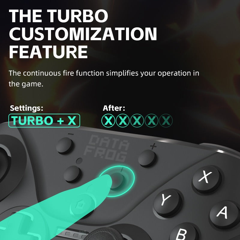 Suitable for Nintendo Switch/oled/lite/PC wireless Bluetooth controller with Turbo vibration NFC function - V.I.P Digital Presence