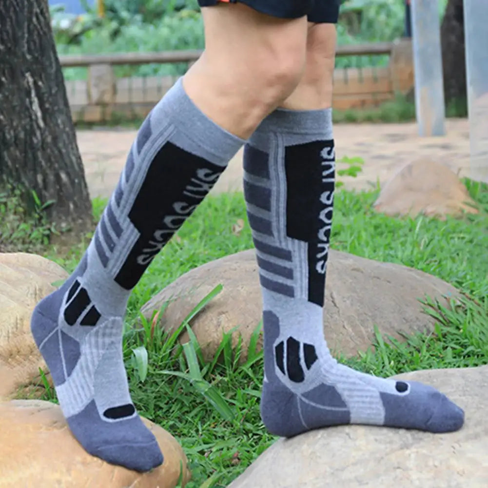New Merino wool skiing socks with thickened towel bottom for men and women's outdoor winter high tube hiking socks - V.I.P Digital Presence