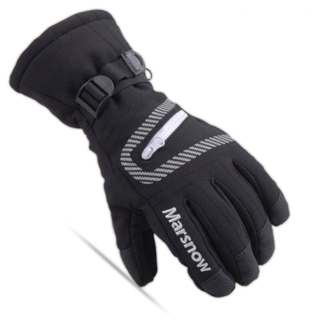 Guantes de esquí y snowboard cálidos de invierno para hombres, mujeres y niños, mitones de nieve impermeables, transpirables, tallas S/M/L/XL