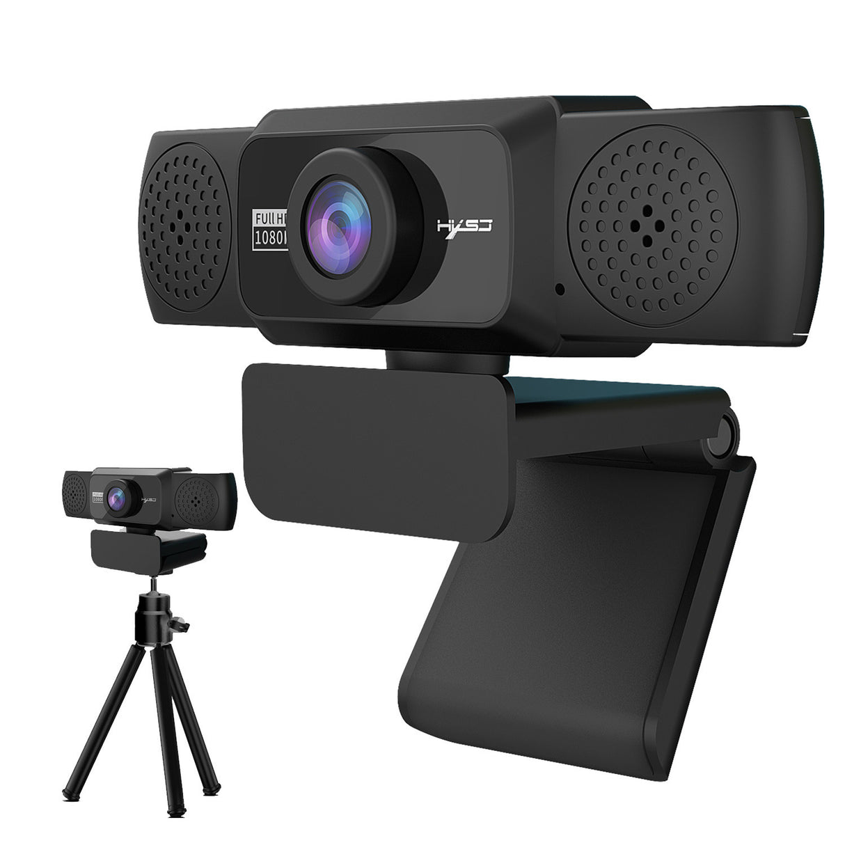 1080P high-definition computer camera with 360 degree rotatable video conferencing and live streaming of online courses - V.I.P Digital Presence