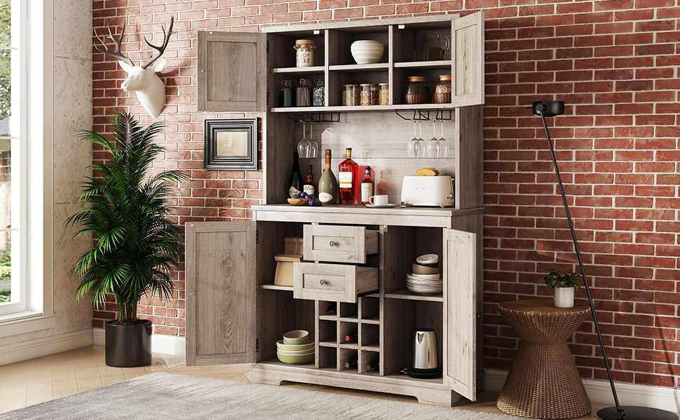 Coffee bar cabinets, kitchen cabinets with storage rooms, farmhouse wine cabinets with drawer racks and cabinets, dining cabinet - V.I.P Digital Presence