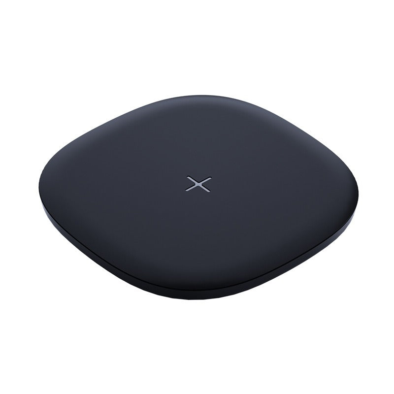 Cargador inalámbrico de escritorio móvil de carga única, adecuado para Samsung, Huawei, cargador inalámbrico cuadrado de 15 W.