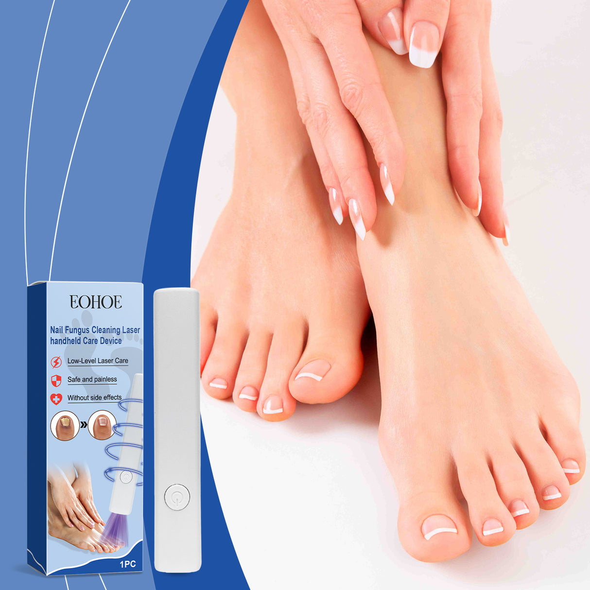 Cuidado de uñas Reparación suave Mantenimiento diario Embellecimiento de uñas de los pies Cuidado de uñas limpias y pulidas
