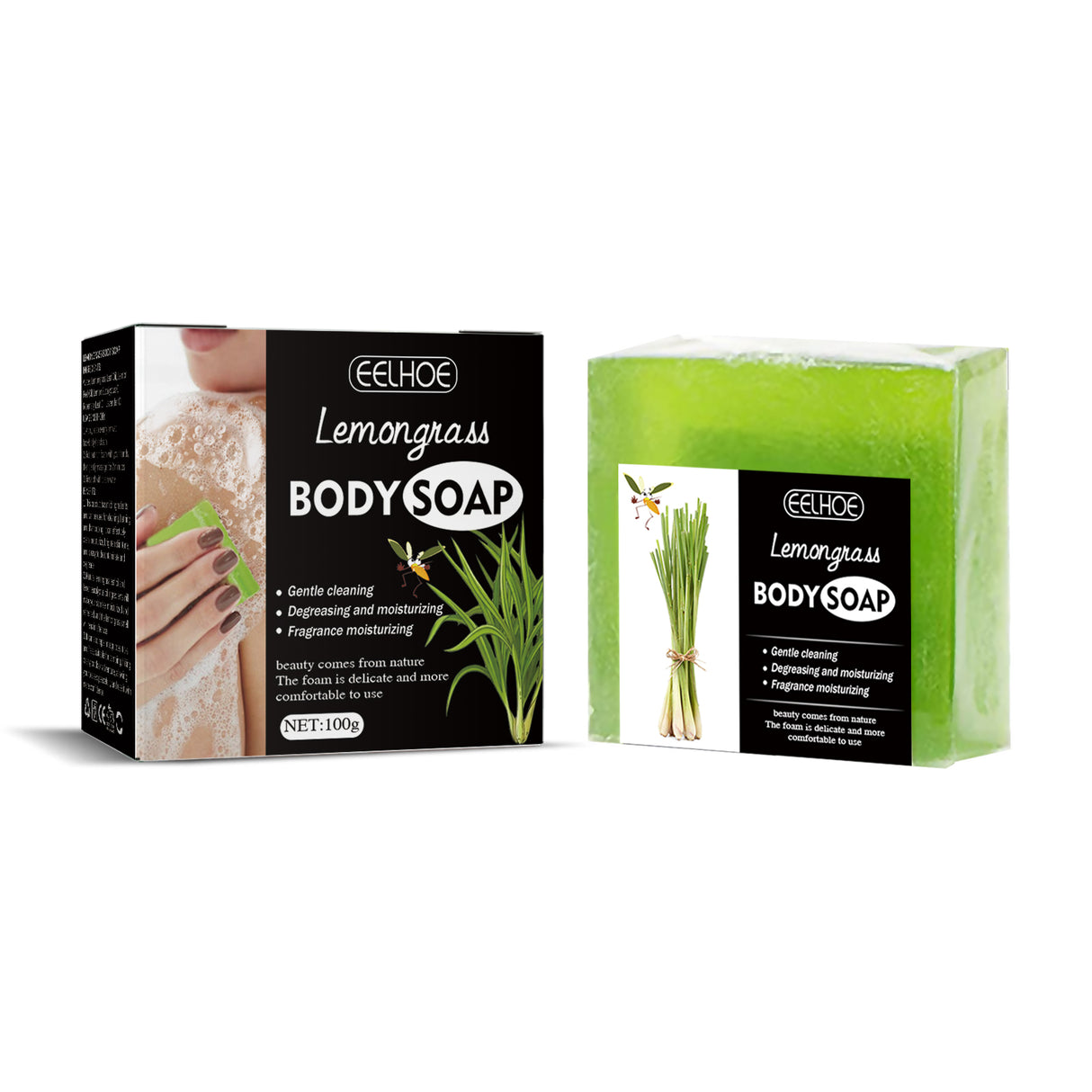 Citronella Bath Soap Gently Cleanses Skin, Lightening Acne Mark, Hydrating Oil Control Whitening Non-Sticky Soap - V.I.P Digital Presence