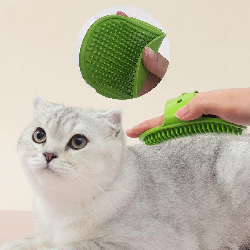 Soft Rubber Dog Cat Brush Pet Bath Silicone Comb Massage Comb Hair Remover Pet Supplies Dog Grooming Wash Cleaning Equipment - V.I.P Digital Presence