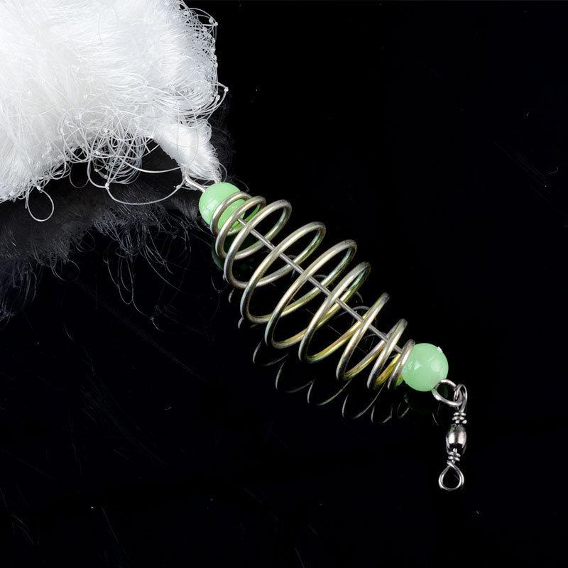 LEO Night Luminous Beads Copper Spring Shoal Fishing Net with Ball Freshwater - V.I.P Digital Presence