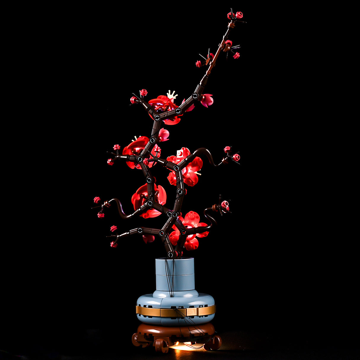 Compatible with LEGO 10369 Plum Blossom LED Lighting Building Blocks Toys Decorative Lights Potted Plants Series - V.I.P Digital Presence