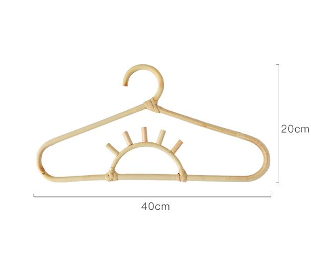 1pcs Handmade Vine Clothes Hanger Indonesian Vine Weaving Moon Sun Rainbow Style Children's Room Photography Room Decoration - V.I.P Digital Presence