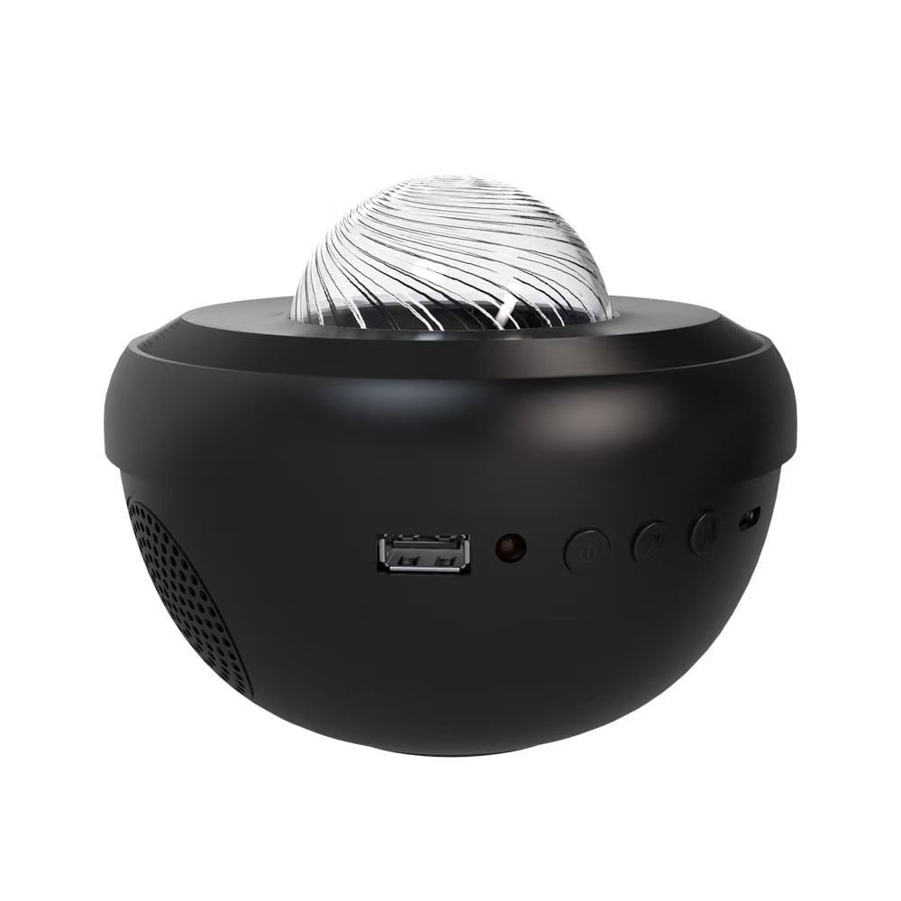 Full Sky Star Laser Sky Projection Light Atmosphere Light Bluetooth Music USB Flame Bowl Water Pattern Light Night Light - V.I.P Digital Presence