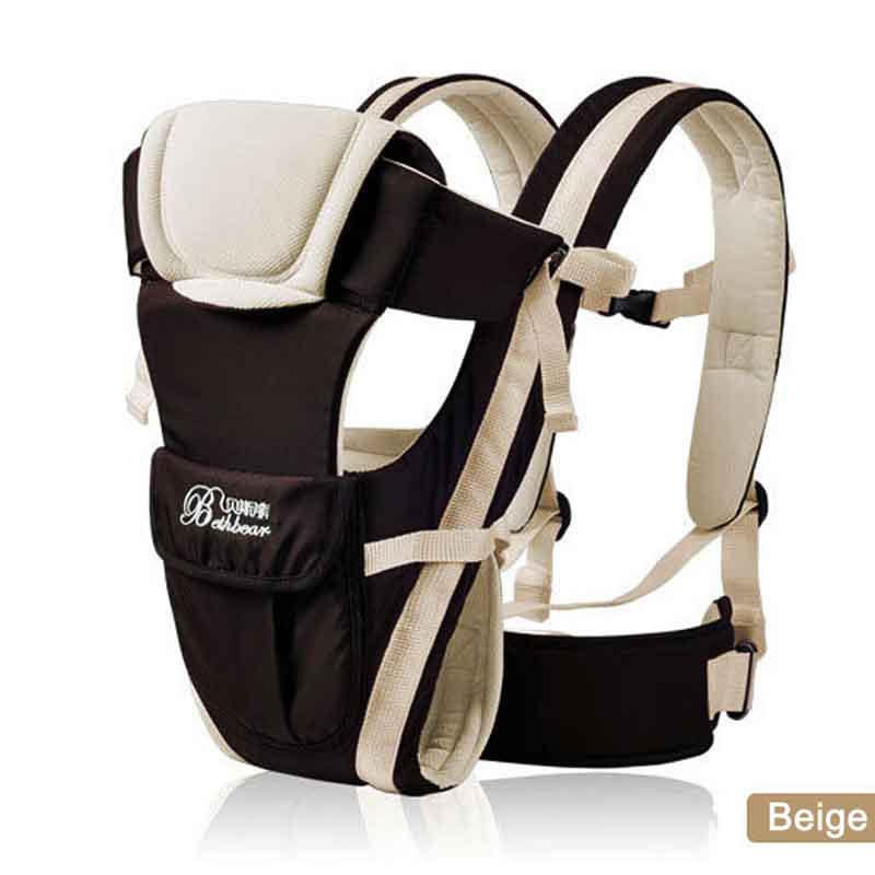 Beth Bear Baby Carrier 0-30 Months Breathable Front Facing 4 in 1 Infant Comfortable Sling Backpack Pouch Wrap Baby Kangaroo New - V.I.P Digital Presence