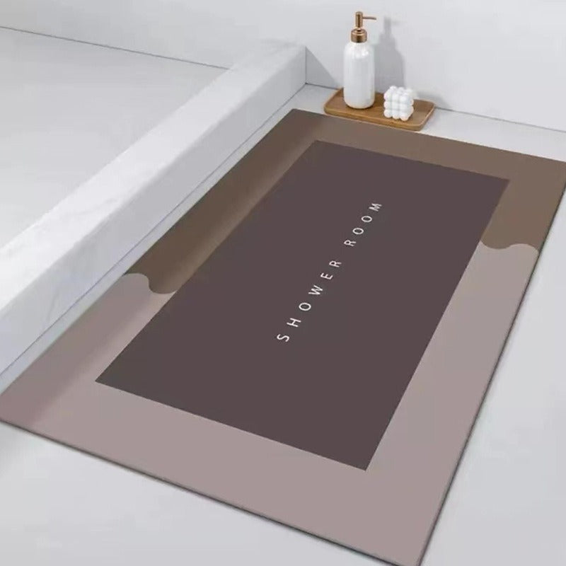 Soft cushion floor mat absorbent foot mat bathroom non-slip quick-drying toilet door carpet bathroom door mat - V.I.P Digital Presence