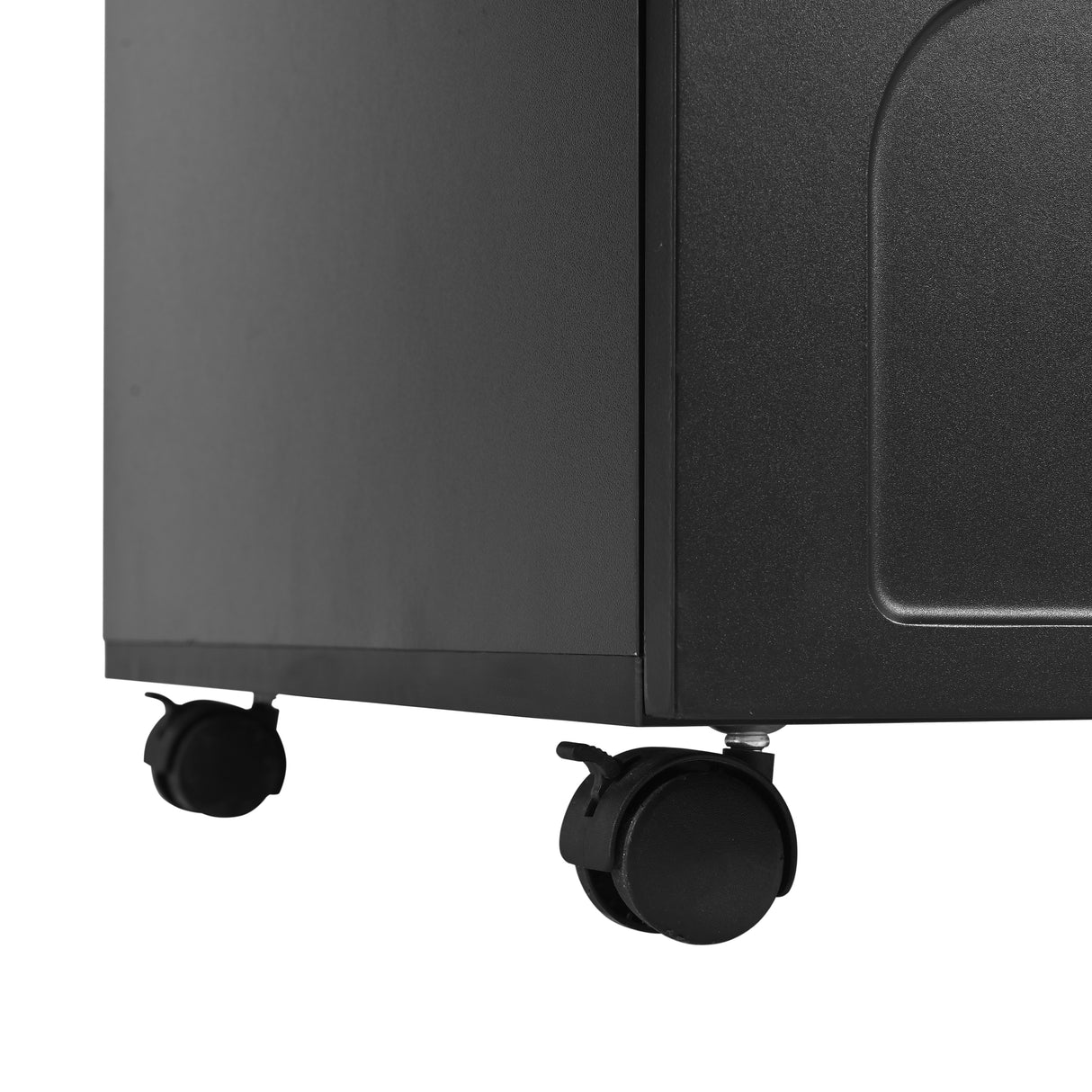 ON-TRANS flexible cream style coffee table with 2 brake wheels, drawers, large storage space,black, 39.37 '' x 23.6 '' - V.I.P Digital Presence