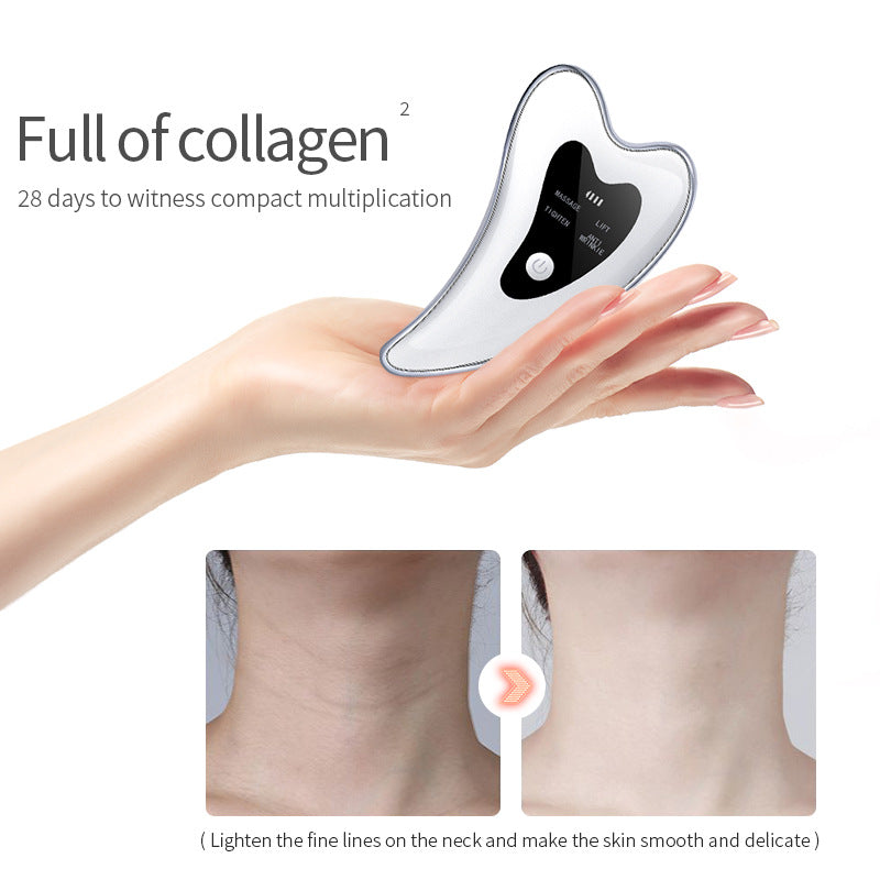 Microcurrent Face Lift Machine USB Charge Electric Guasha Massage Scraping Galvanic Beauty Skin Lifting Facial Body Massager - V.I.P Digital Presence
