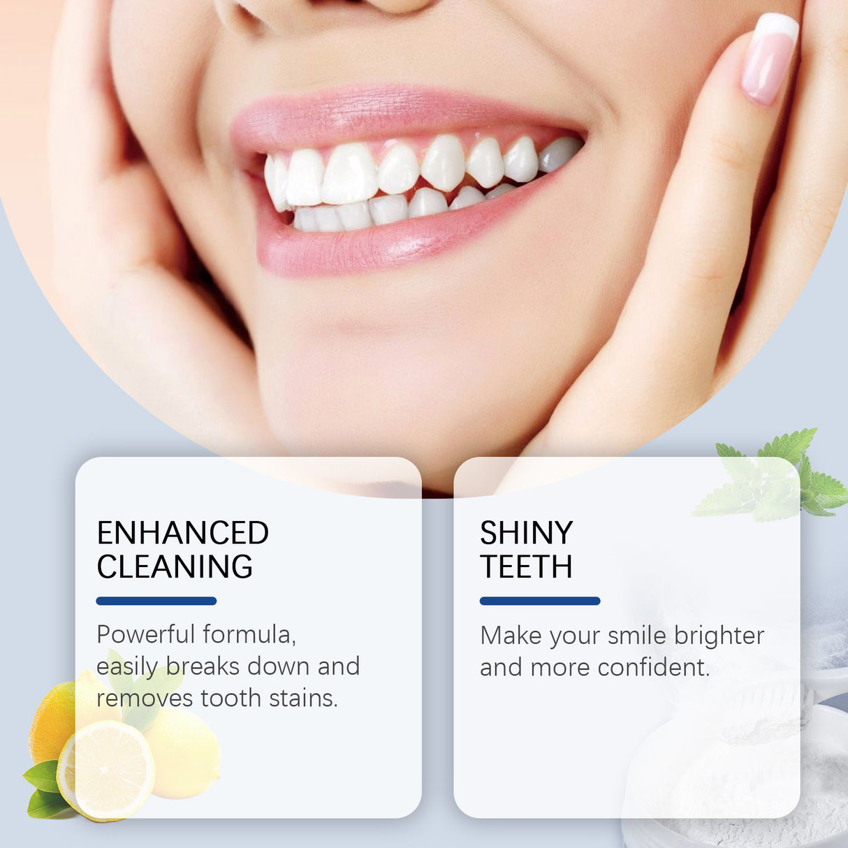 Teeth Whitening Cleaning Powder Teeth Whitening Fresh Breath Yellow Stains Stains Stains Cleaning Powder - V.I.P Digital Presence