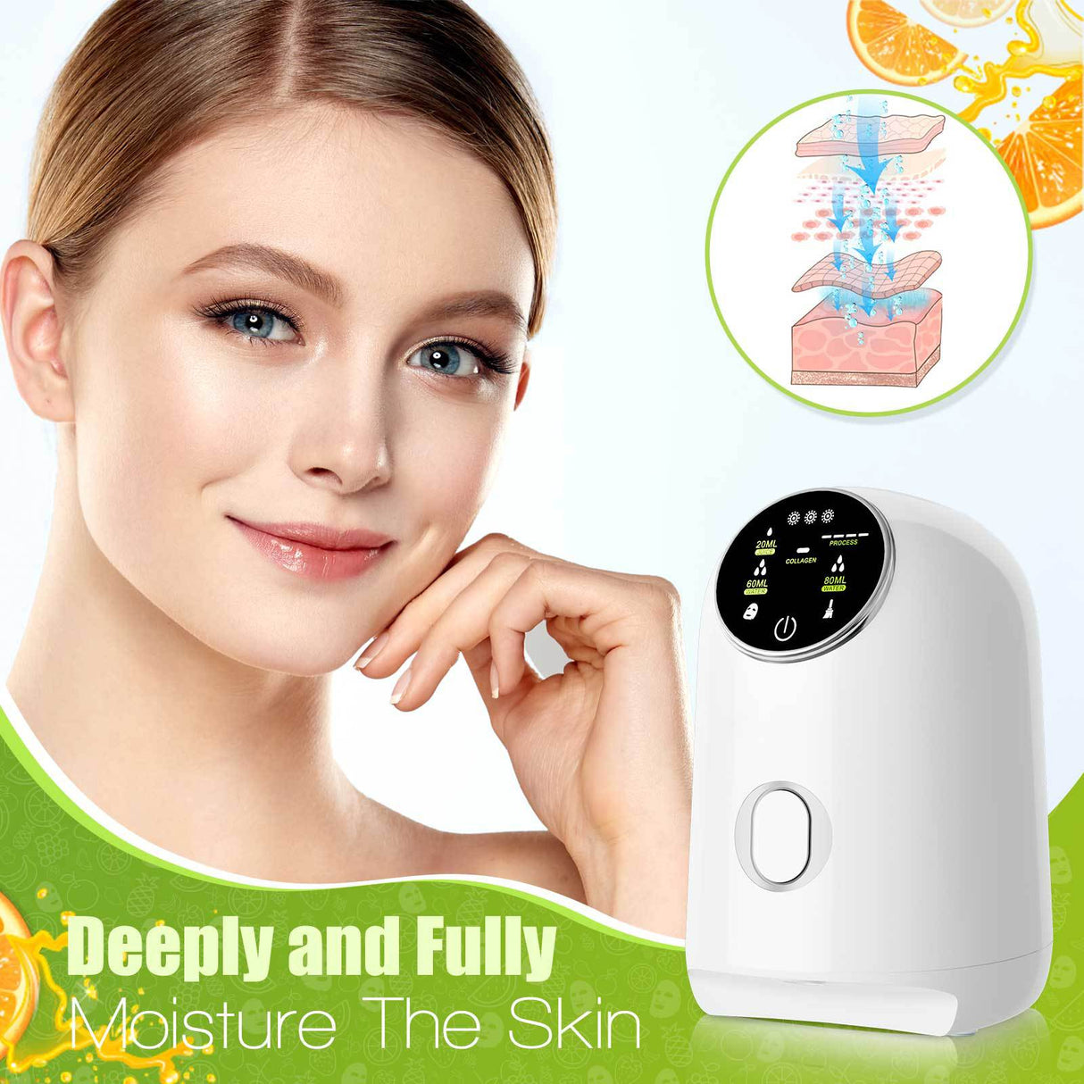 Smart LCD Touch Screen Fruit And Vegetable Mask Machine DIY Homemade Home Moisturizing Mask Machine Beauty Instrument - V.I.P Digital Presence