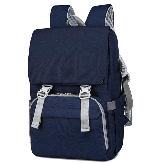Baby Diaper Bag With USB Interface Large baby nappy changing Bag Mummy Maternity Travel Backpack for mom Nursing bags - V.I.P Digital Presence