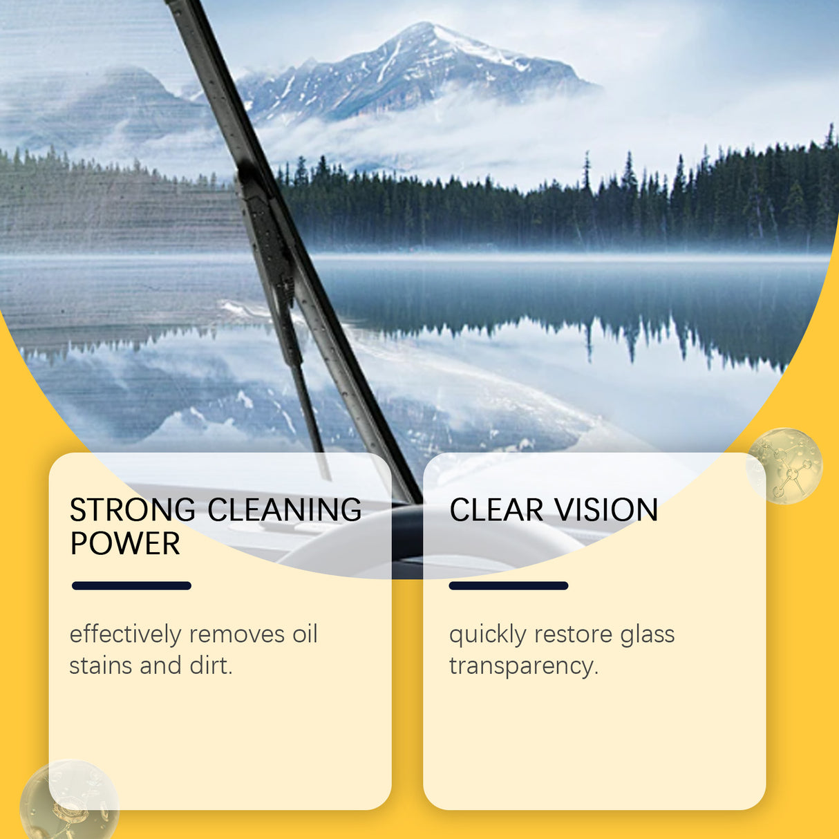 Car Glass Cleaning Wipes Glass Rearview Mirror Anti-Fog Refurbished Anti-Oil Cleaning Universal Wipes - V.I.P Digital Presence