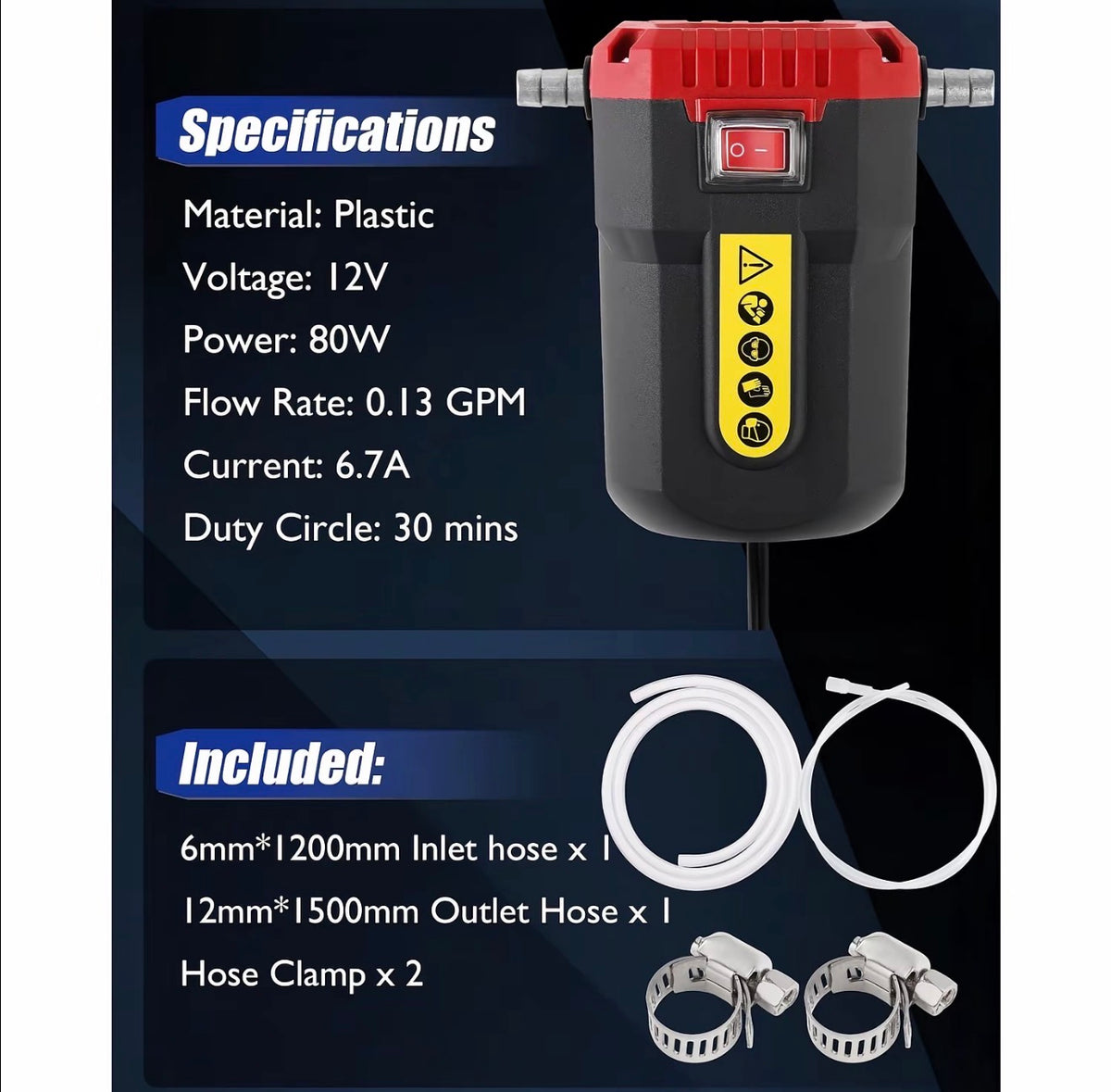 OilDraw 12V Oil Extractor Pump