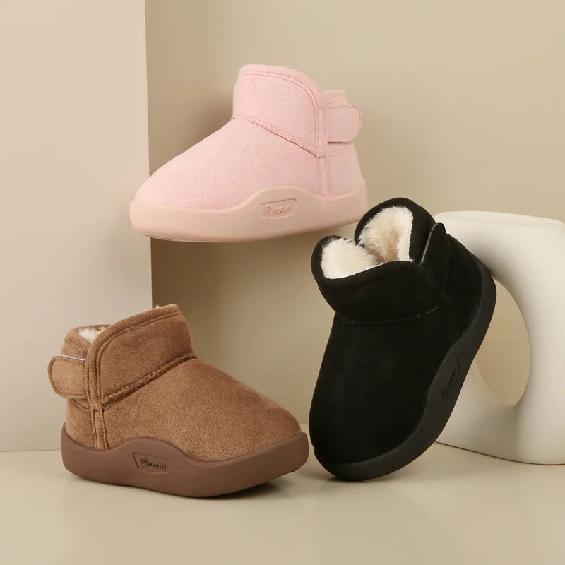 Winter Baby Girl Shoes Toddler Snow Boots Infant Plush Warm Kids Ankle Boots Boys Cotton Shoes - V.I.P Digital Presence