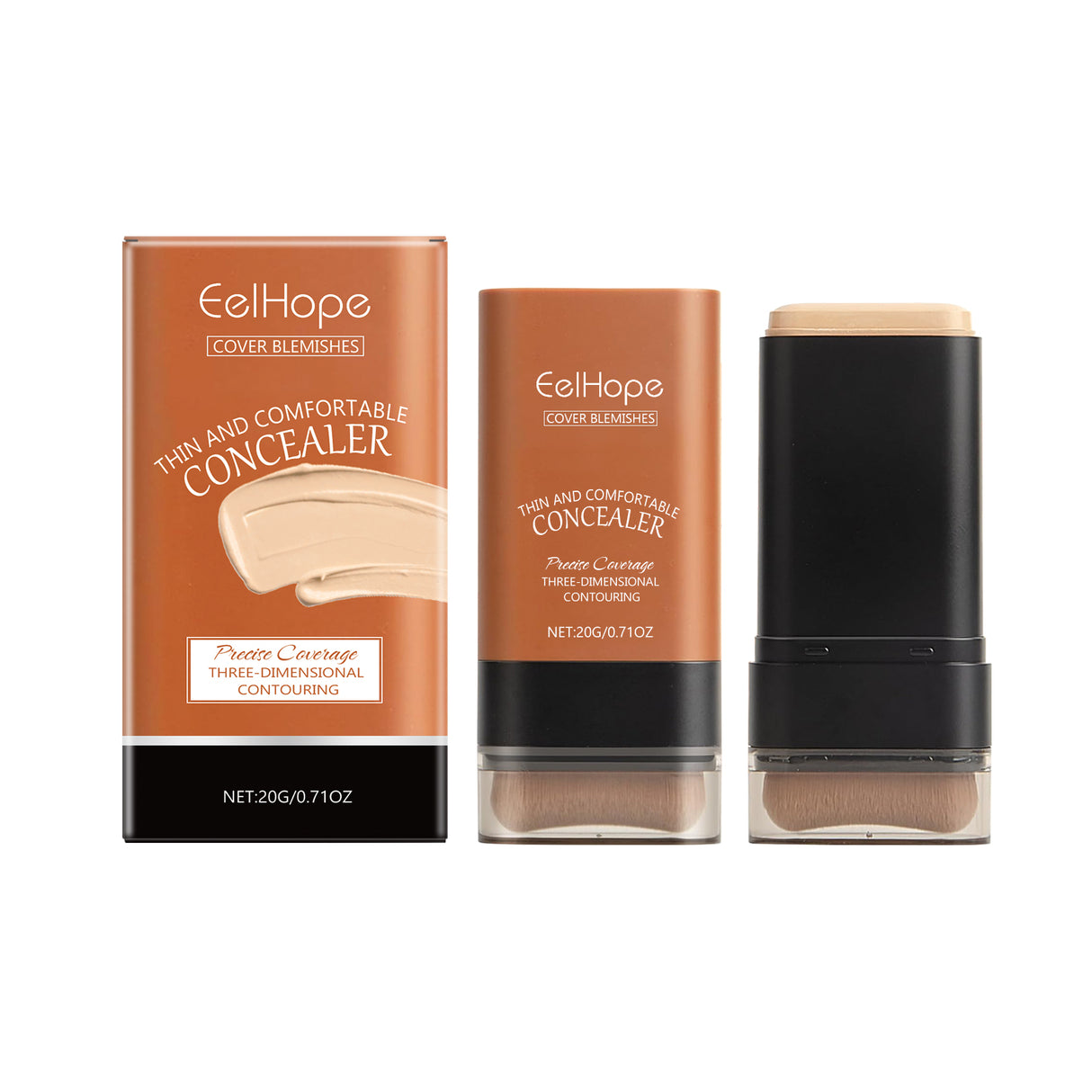 Clear Concealer Foundation Stick Natural Lightweight Radiance Radiance Radiance Non-Fake White Moisturizing Foundation Stick - V.I.P Digital Presence