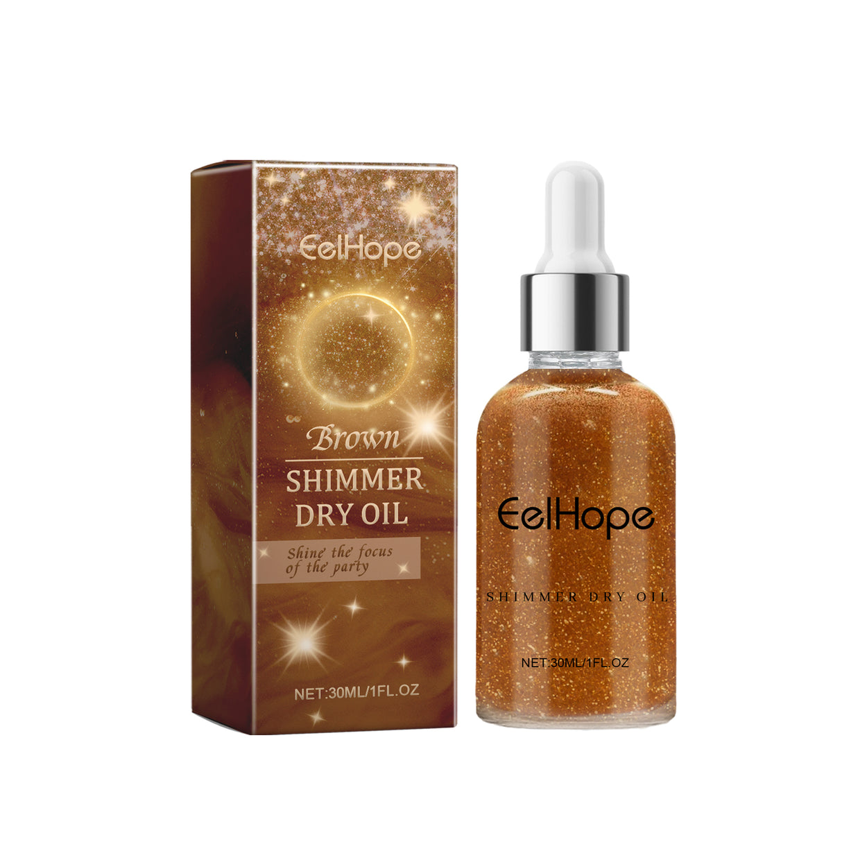 Party Body Glitter Oil, Naturally Brightening And Long-Lasting Moisturizing Party Dance Shine Shine Shine - V.I.P Digital Presence