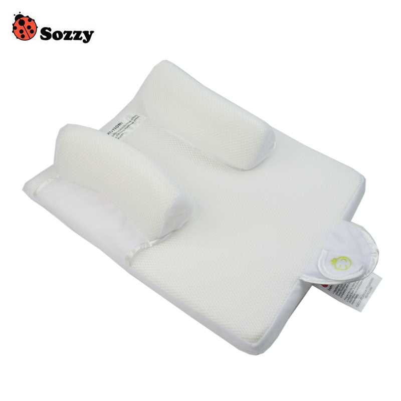 Almohadilla para dormir para bebés SOZZY, almohada cómoda para bebés, almohada estereotipada, almohada para dormir, almohada antivuelco y antisaliva, almohada de leche, cama en cama