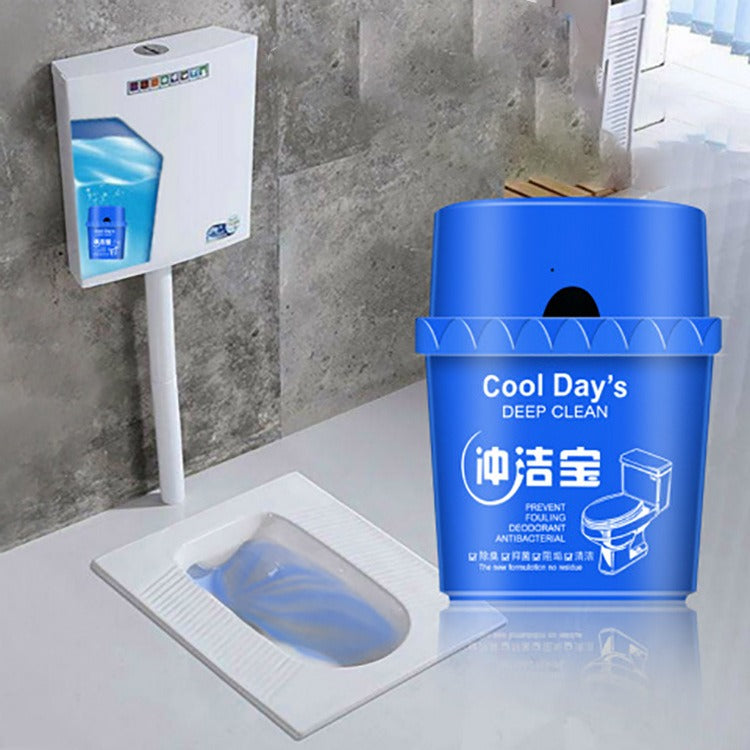 Toilet cleaner, toilet deodorizer, flushing cleaner, descaling cleaner, powerful yellow and dirt remover, blue bubble cleaner - V.I.P Digital Presence