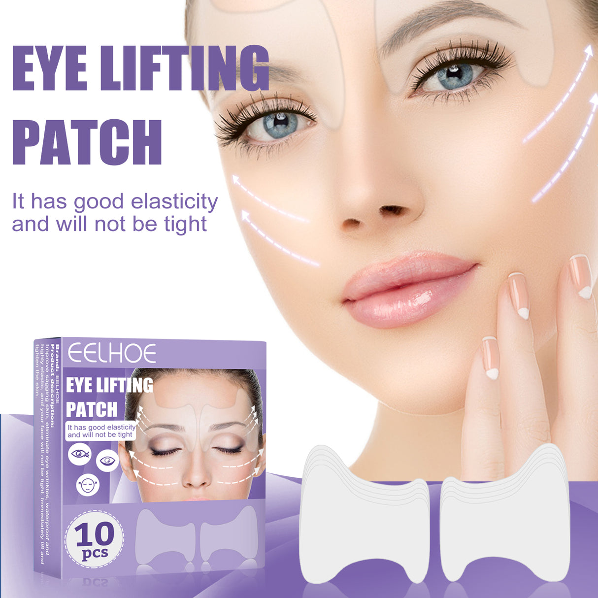 Eye Lifting Patch, Reduces Fine Lines Under Eye Bags Multi-Action Collagen Eye Mask Firming Lift Eye Patch - V.I.P Digital Presence