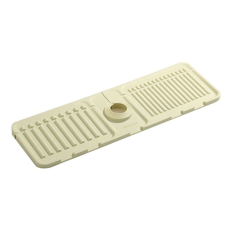 Heighten slope drain mat faucet sink splash mat drain mat pool non slip soap mat splash mat - V.I.P Digital Presence