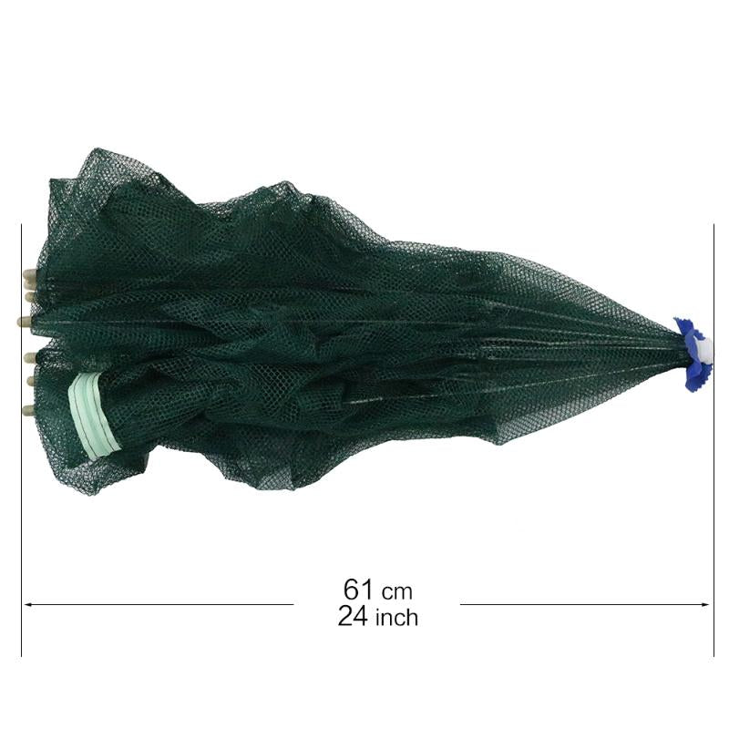 10 Holes Crayfish Net Cast Folding Fishing Nets Automatic