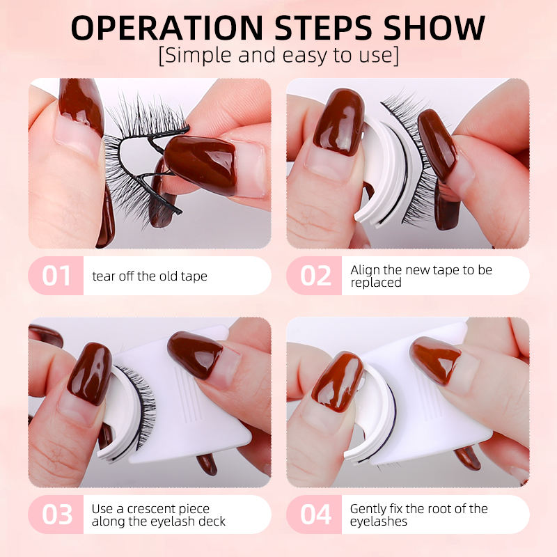 False Eyelashes Warm Gel Free Self-Adhesive Three Pair Suit Pure Manual Natural Exquisite Boxed Japanese False Eyelashes - V.I.P Digital Presence