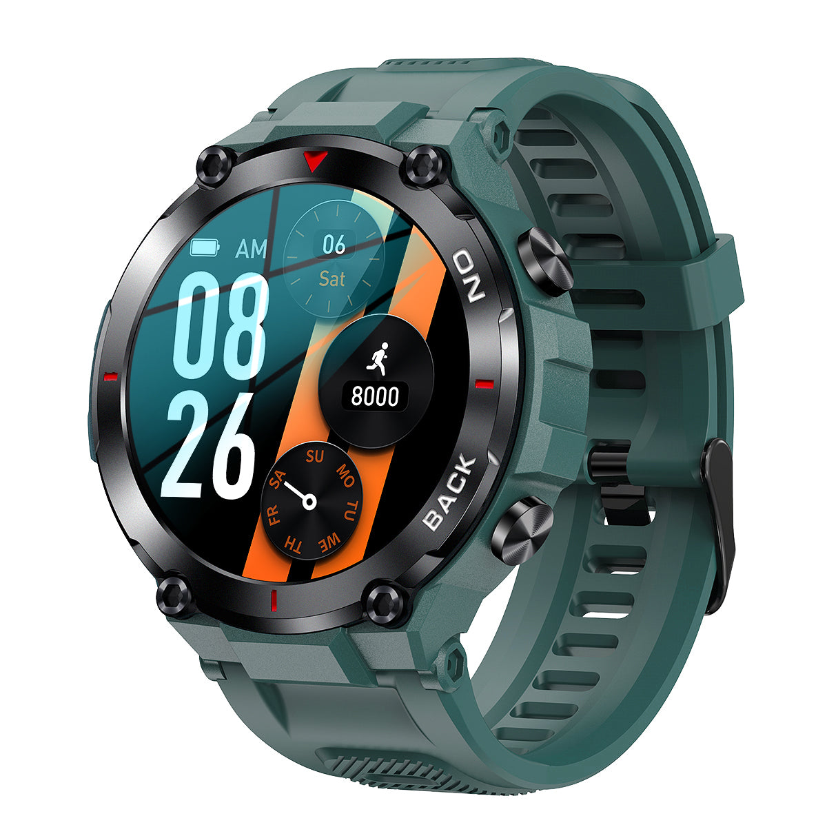 K37 smart watch GPS positioning exercise health heart rate monitoring female physiological cycle reminder - V.I.P Digital Presence