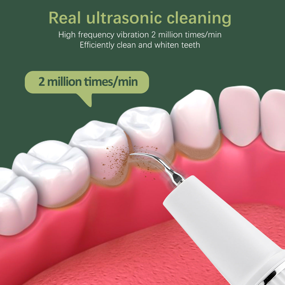 3-Speed Visible Ultrasonic Electric Tooth Cleaner Tooth Cleaning Beauty Instrument To Remove Tartar And Calculus Tooth Cleaning Device - V.I.P Digital Presence