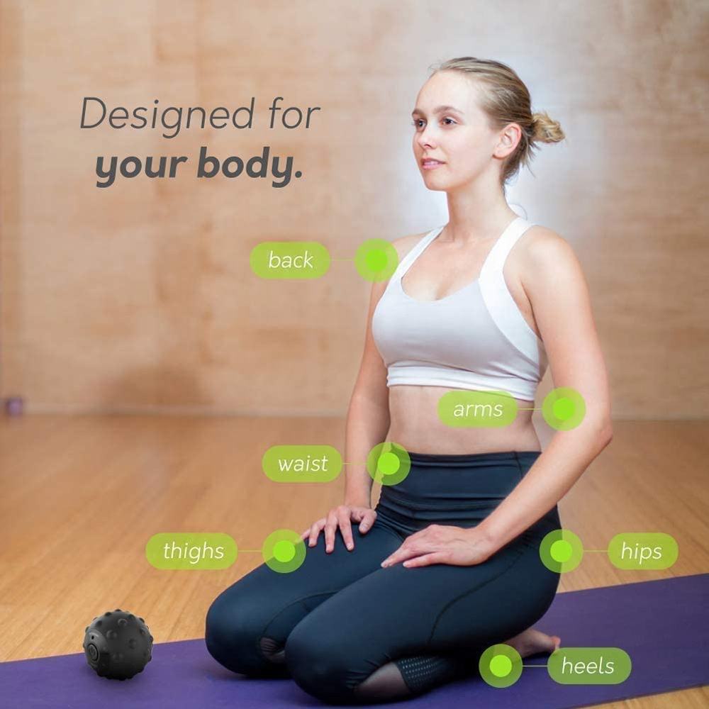 Waterproof Cheap Electronic Yoga Fitness Therapy Massage Ball with 4 Speeds Vibrating Massage Ball - V.I.P Digital Presence