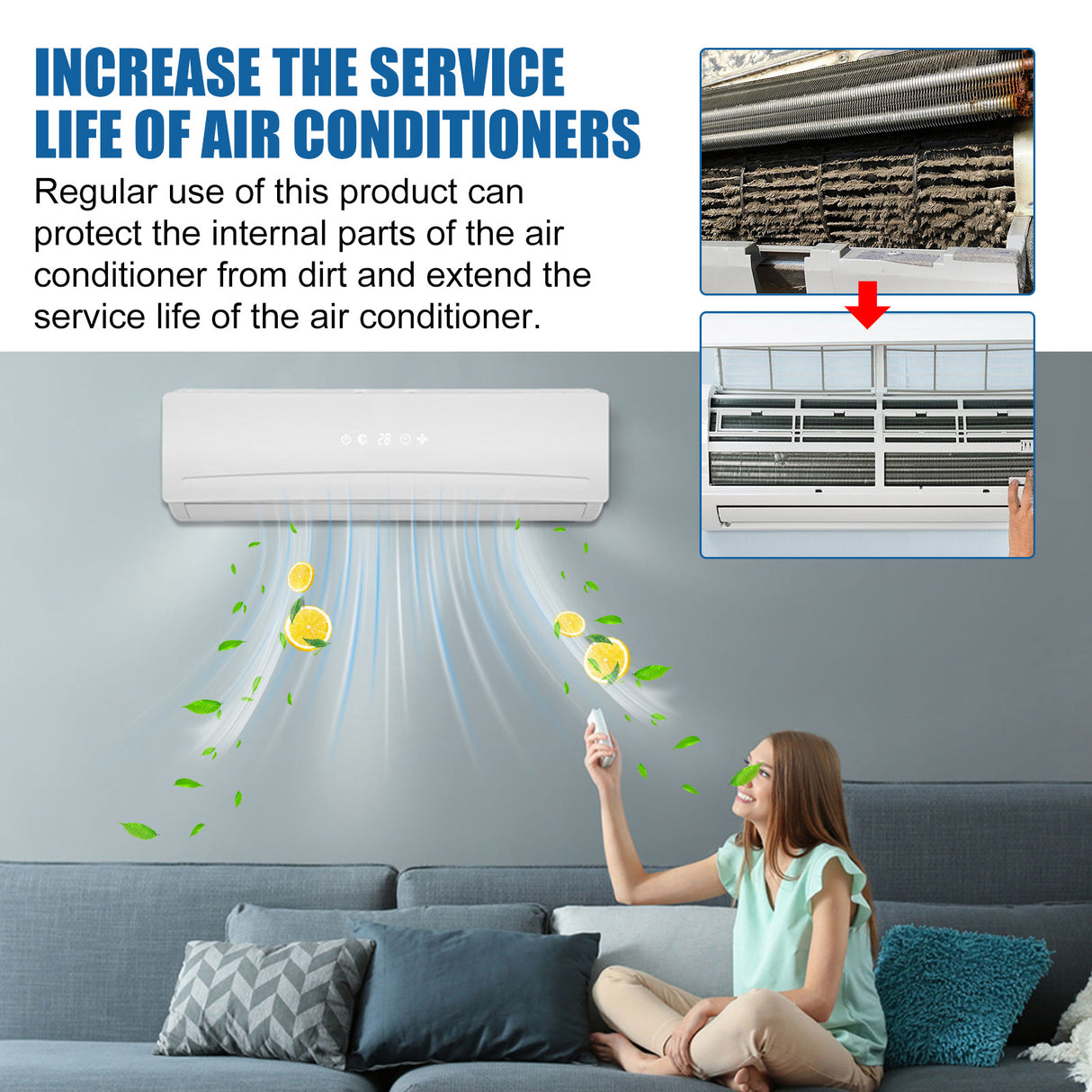 Air Conditioner Cleaning Tablet, Air Conditioner Cleaning Sheet For Household Air Conditioner - V.I.P Digital Presence