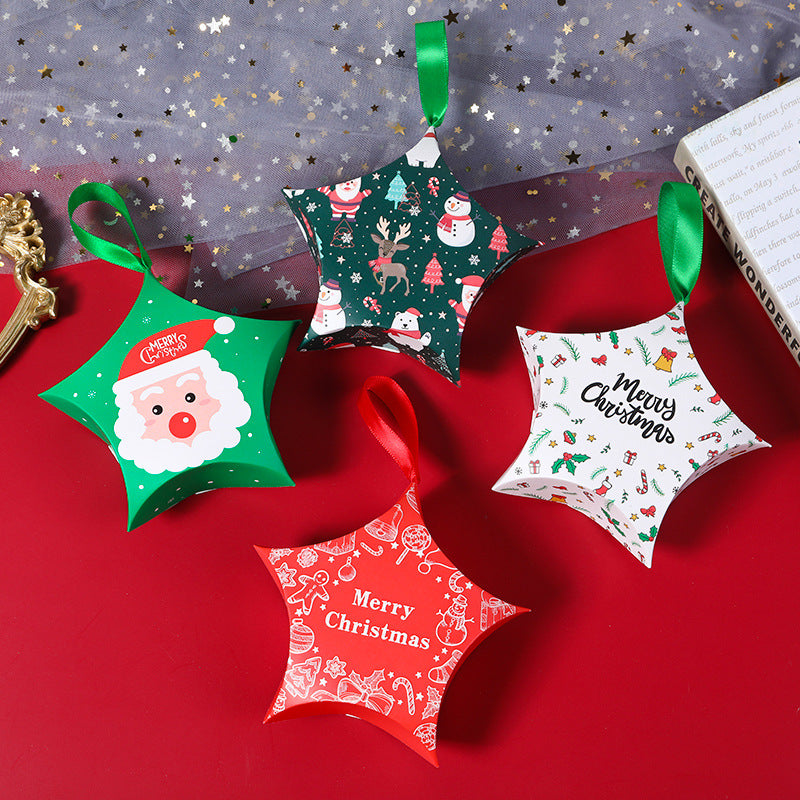 Christmas candy packaging box, Christmas gift box, new pentagonal star gift packaging box - V.I.P Digital Presence