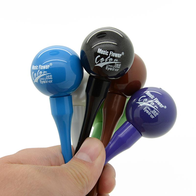 Music Flower Waterproof Liquid Eyeliner Pencil Lollipop Shape 24HR Long Lasting Eye Liner Pen Cosmetics Eye Makeup Set - V.I.P Digital Presence