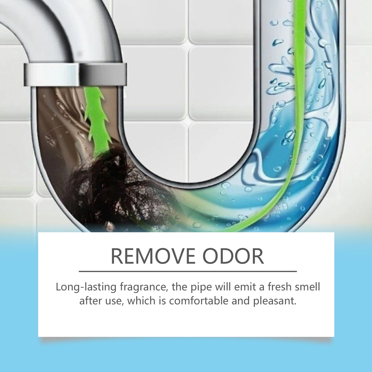 Drain Clogging Dredging Agent, Kitchen Drain Toilet Pipe Clogging Dredging Cleaning And Decontamination - V.I.P Digital Presence