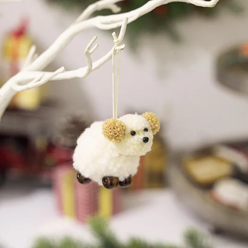 2-Piece Fuzzy Puppy Hanging Widget - V.I.P Digital Presence