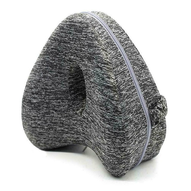 Almohada de espuma viscoelástica con forma de corazón, almohada ortopédica para piernas, espalda, caderas, rodillas, soporte para aliviar la espalda y las caderas, cuña para espalda y caderas.