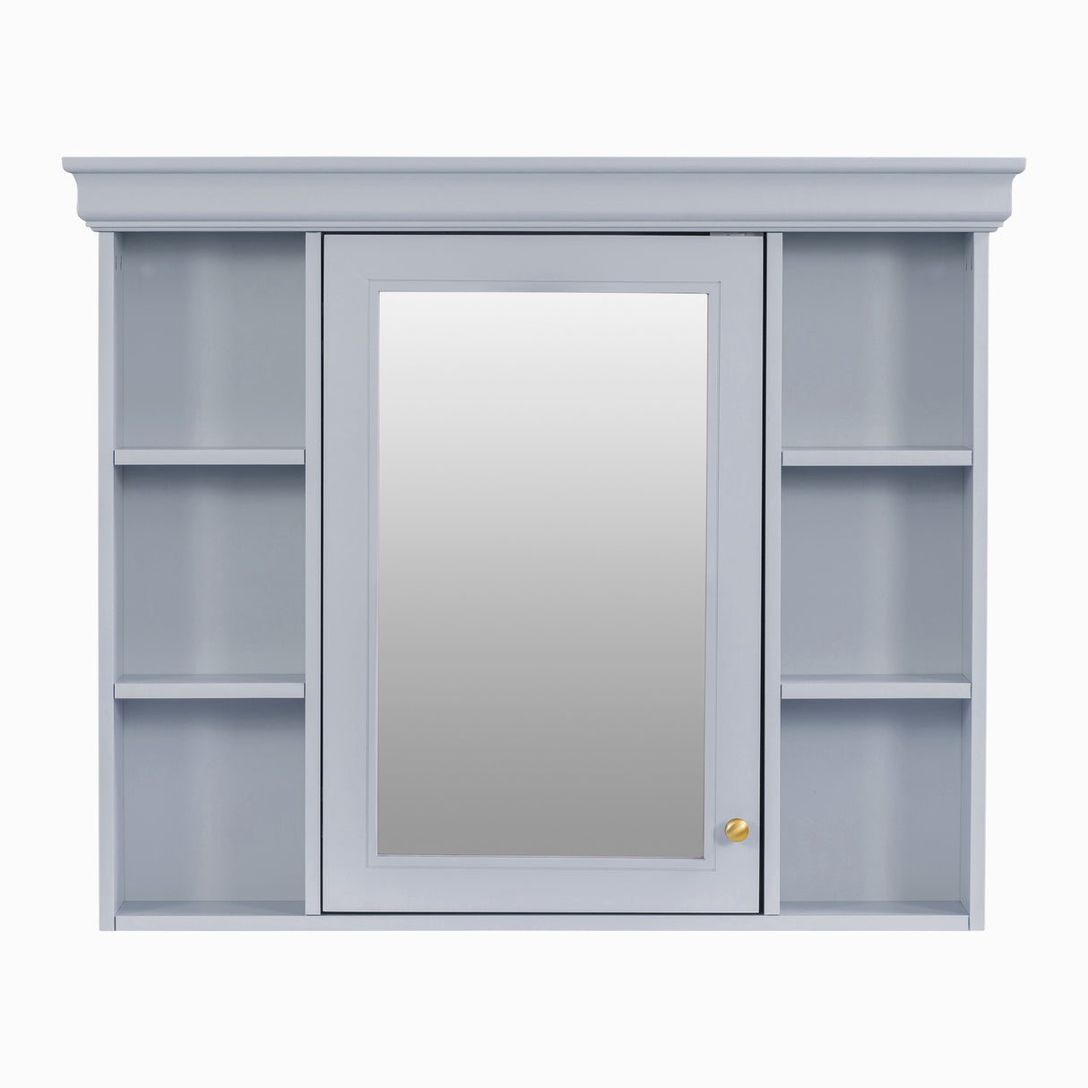 36'' Bathroom Vanity with Medicine Cabinet, Modern Mirror Cabinet with Adjustable Shelf, Bathroom Storage Cabinet with 4 Drawers - V.I.P Digital Presence
