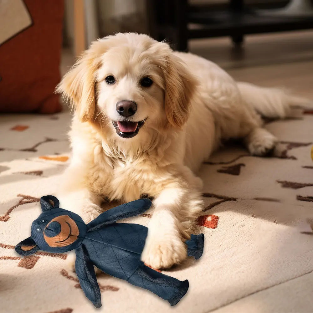 Mighty Bear Pet Soundmaking Toy Plush Interactive Dog Toy Grinding Cleaning Teeth Anti Bite Abreact Plaything Bear Pets Supplies - V.I.P Digital Presence