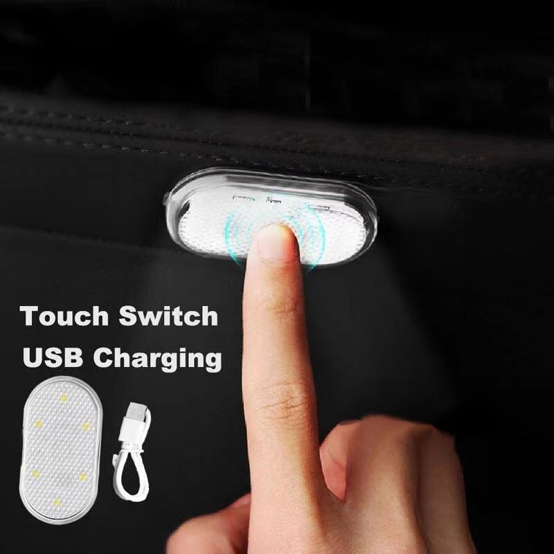 Car Interior 5v Led Lighting Finger Touch Sensor Reading Lamp Led Attraction Lights Usb Charge 6 Bulbs Car Door Light - V.I.P Digital Presence