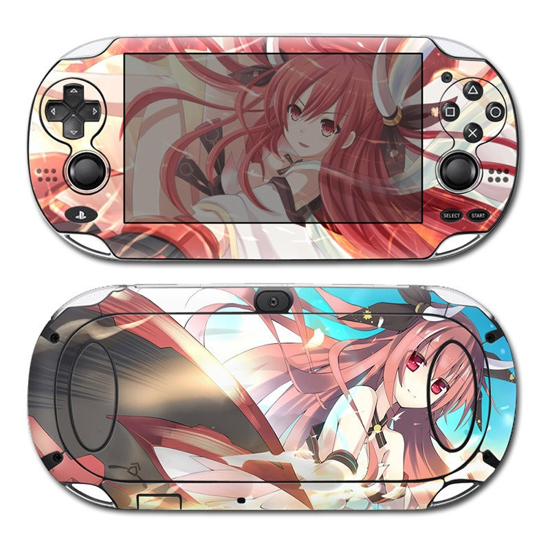 Pegatina PSV1000 de anime para PS Vita1000, pegatina de máquina a color de dibujos animados, película protectora mate para el cuerpo