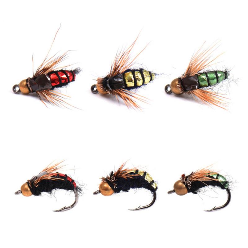 LEO 40pcs/box Fly Fishing Flies Lure High Carbon Steel Fly Tying Hooks for Trout Fishing Artificial Flies - V.I.P Digital Presence